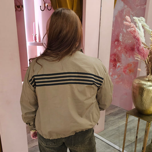 Sporty bomber 25383 Taupe