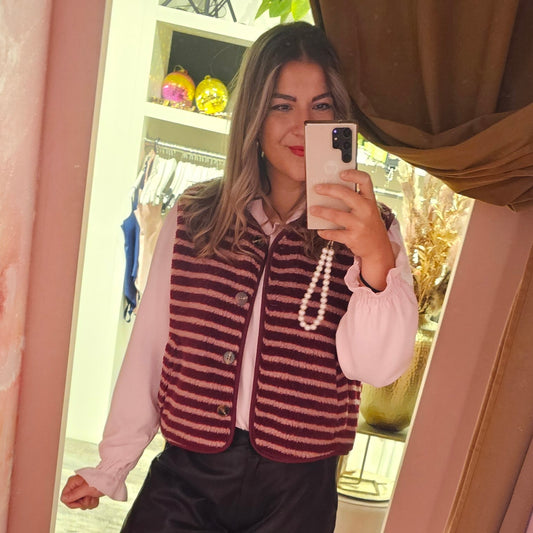 Furry gilet Amour 25623 Bordeaux