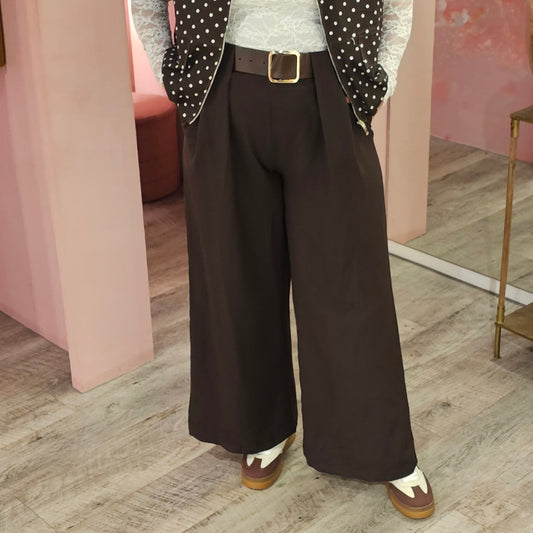 Pantalon belt 191 Bruin