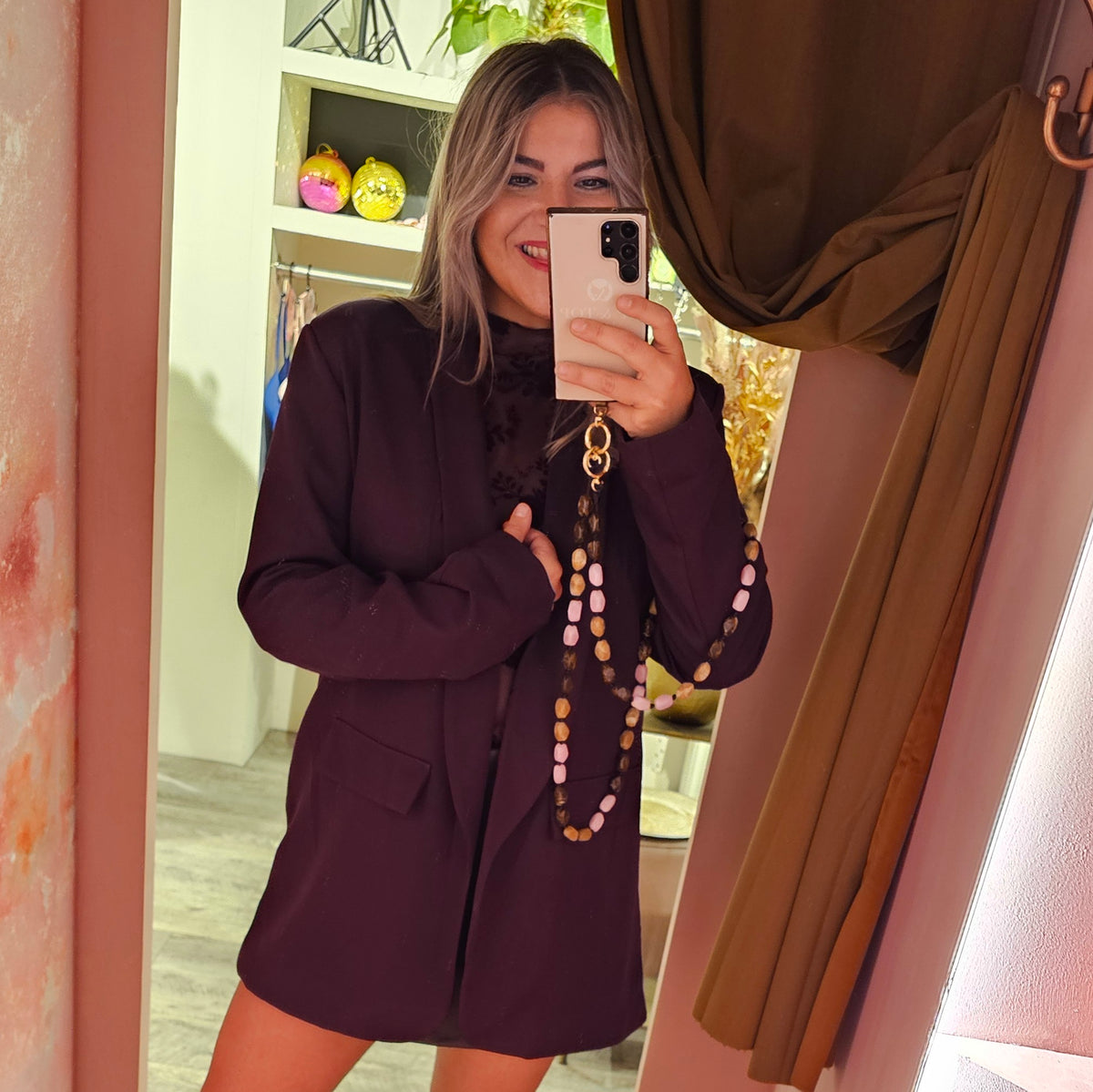 Blazer Oversized 9999-9 Maroon