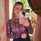 Meshtop geruit 62005 Blauw
