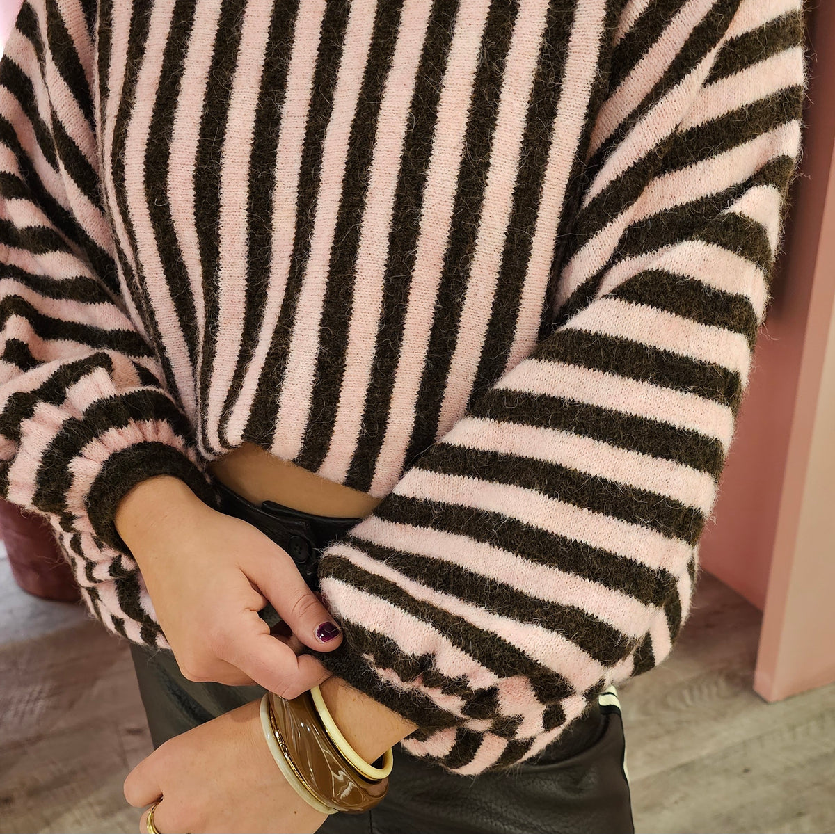 Trui vleermuismouw 26518 Roze