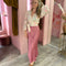 Rok satinlook 00626 Oud roze