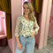 Blouse polkadots 4233 Ecru