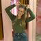 Basic top 2250 Olijfgroen