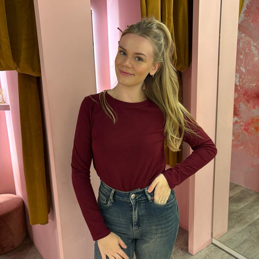 Basic top 2250 Burgundy