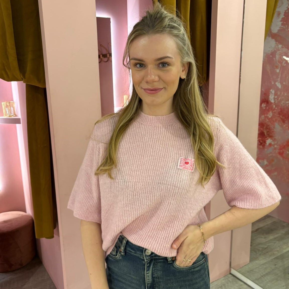 Knit top Soleil 507962 Roze