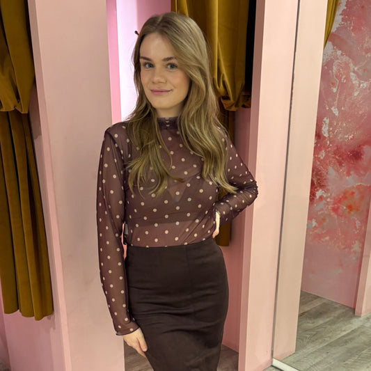 Meshtop dots 68018 Magenta