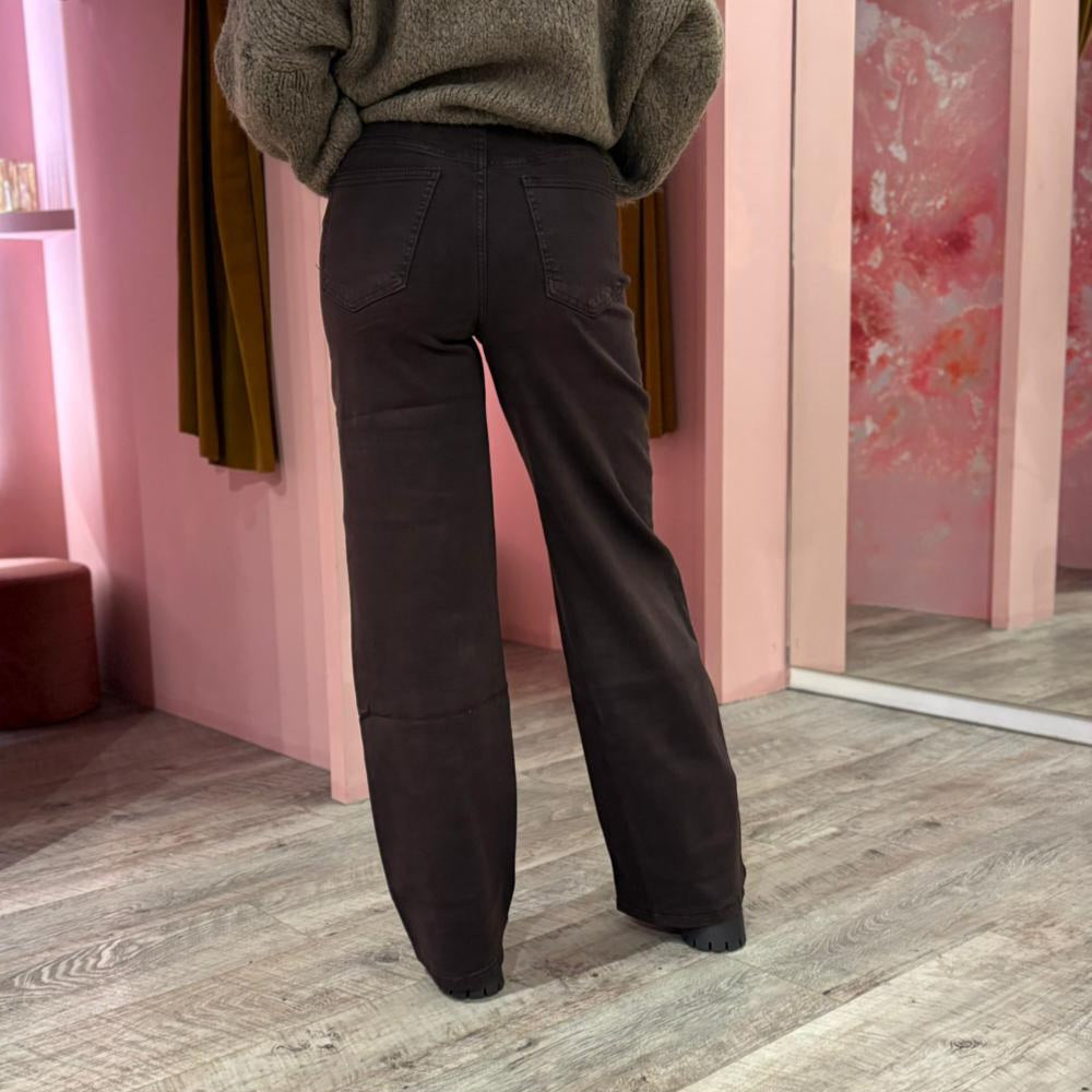 Laulia Wide leg 3378 Bruin