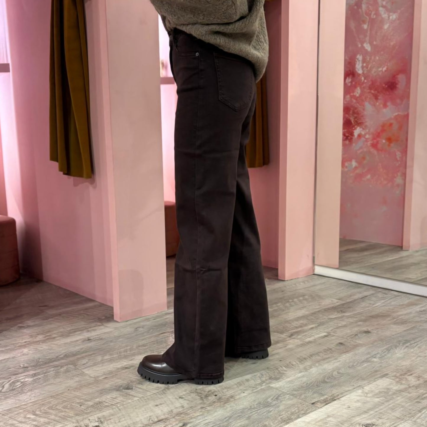 Laulia Wide leg 3378 Bruin