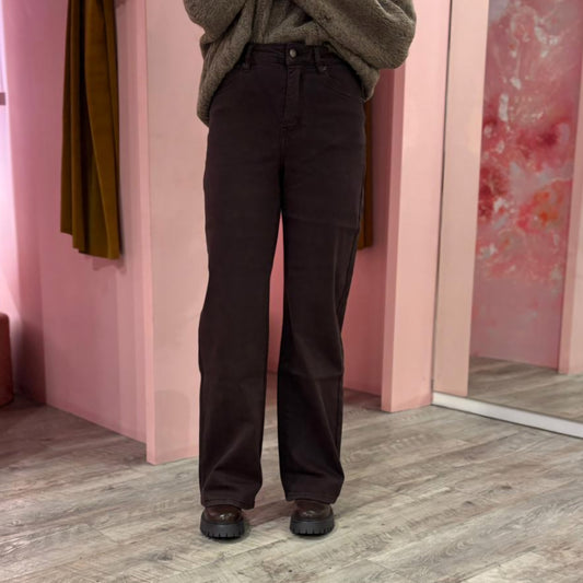 Laulia Wide leg 3378 Bruin