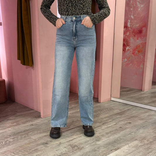 Folyrose wide leg 5369 Blauw