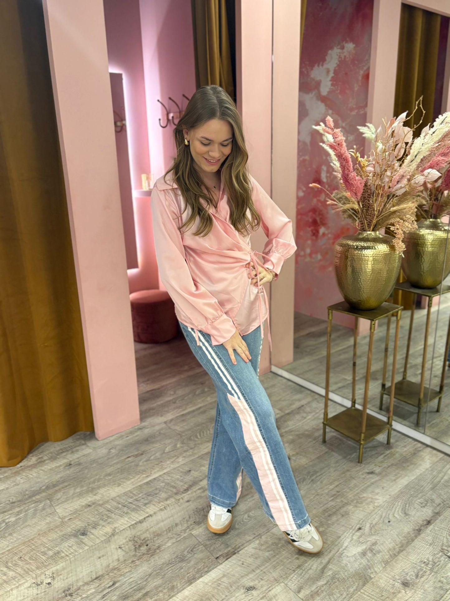 Overslagblouse 0303 Roze