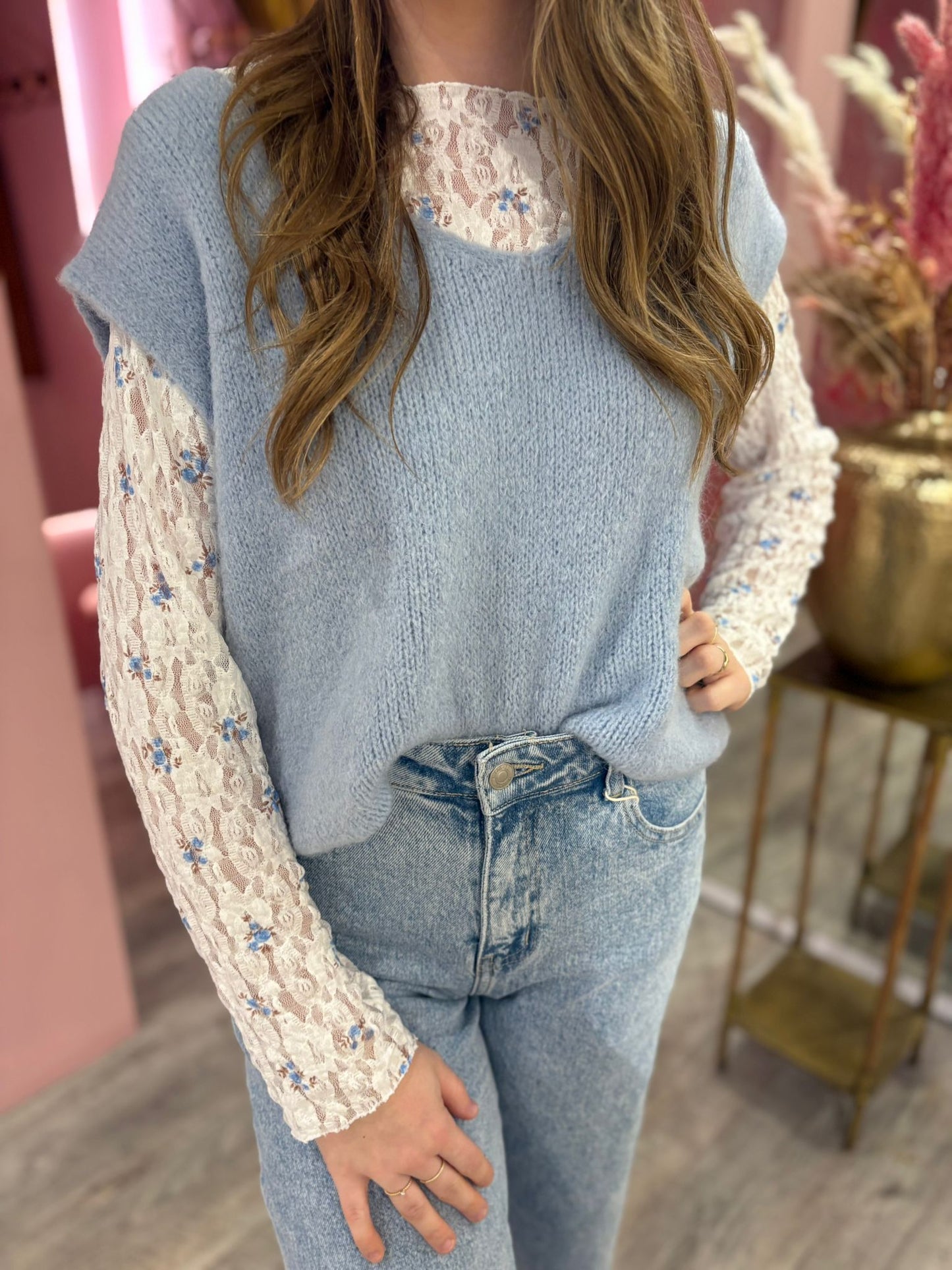 Alpaca spencer 10203 babyblauw