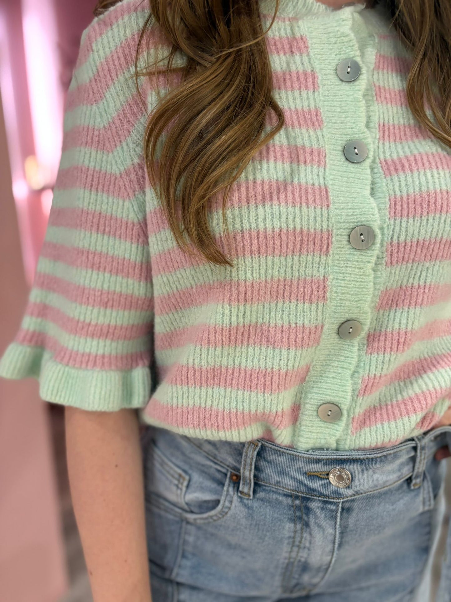 Knit stripes 21968 Mint