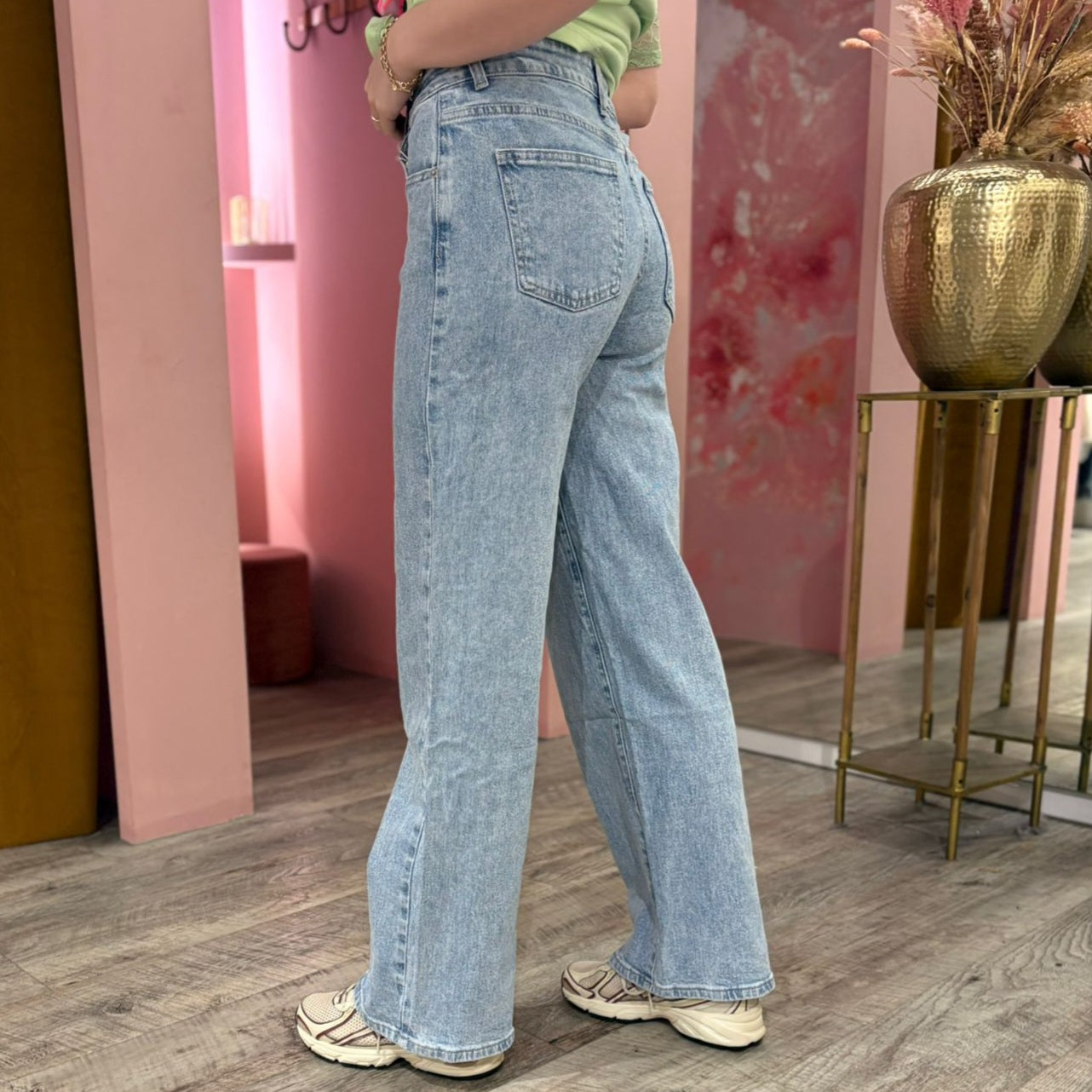 Hello miss jeans wide  8510-2 Blauw