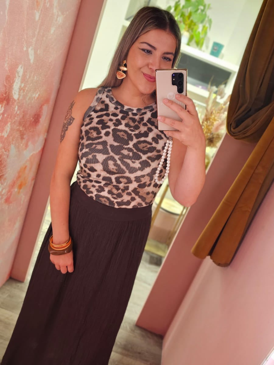 Tanktop leopard 00275 Multi